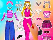 Trò chơi Nhật ký búp bê giấy: ăn mặc DIY trực tuyến