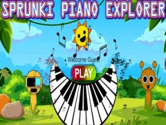 Trò chơi Nhà thám hiểm đàn piano Sprunki trực tuyến