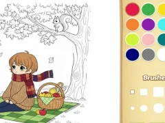 Trò chơi Sách tô màu ấm cúng cho trẻ em trực tuyến