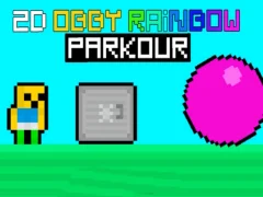 Trò chơi Parkour cầu vồng 2D Obby trực tuyến