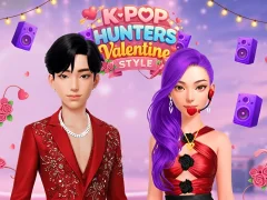 Trò chơi Thợ săn K-Pop phong cách Valentine trực tuyến