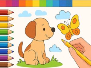 Trò chơi Vẽ bằng bút chì tô màu! trực tuyến