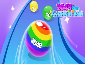 Trò chơi 2048 Chạy những quả bóng tuyệt đẹp trực tuyến