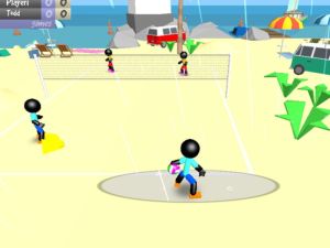 Trò chơi Bóng chuyền bãi biển Stickman trực tuyến