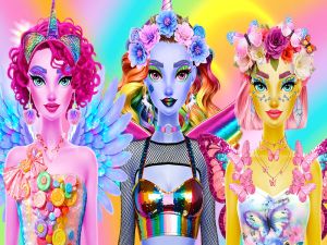 Trò chơi Trang điểm diva rực rỡ trực tuyến