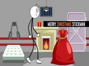 Trò chơi Giáng sinh vui vẻ Stickman trực tuyến