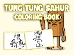 Trò chơi Tung Tung Sahur tô màu trực tuyến