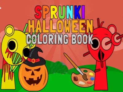 Trò chơi Sách tô màu Halloween Sprunki trực tuyến Trò chơi Sách tô màu Halloween Sprunki trực tuyến