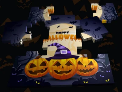 Trò chơi Trò chơi ghép hình Halloween 3D trực tuyến