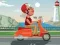 Trò chơi Tô Màu Chuyến Đi Scooter Thành Phố trực tuyến