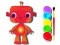 Trò chơi Trở lại trường: Sách tô màu robot trực tuyến