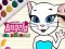 Trò chơi Sách tô màu Talking Angela trực tuyến