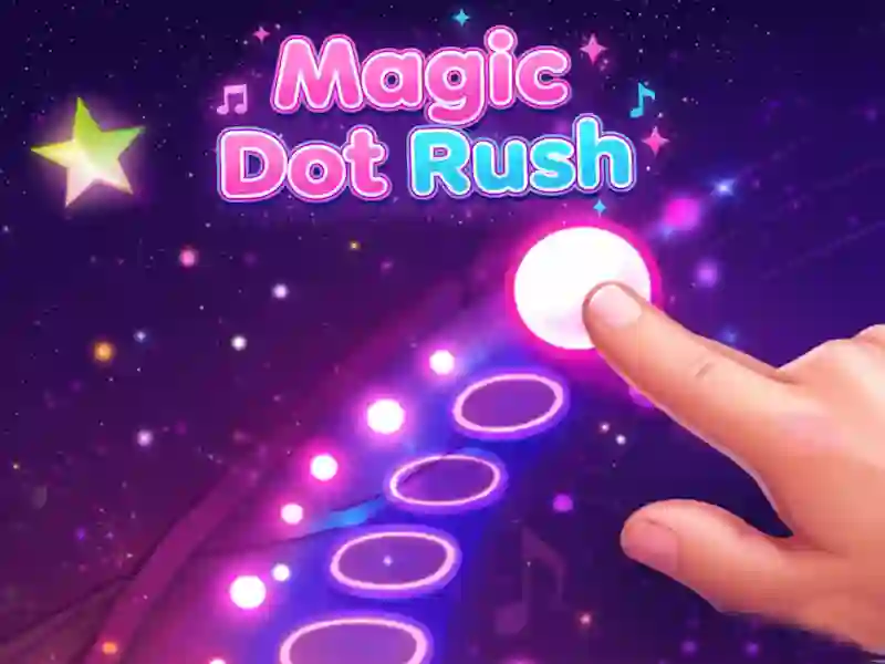 Trò chơi Phép thuật Dot Rush trực tuyến