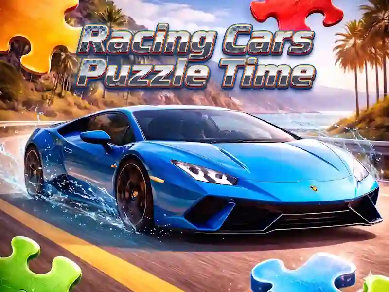 Trò chơi Racing Cars Puzzle Time trực tuyến