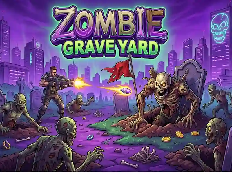 Trò chơi Zombie Grave Yard trực tuyến