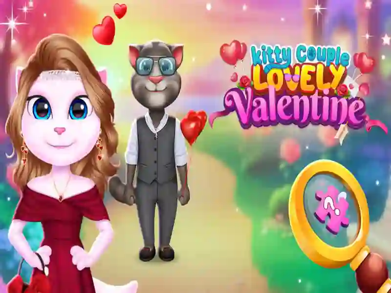 Trò chơi Kitty cặp đôi đáng yêu Valentine trực tuyến