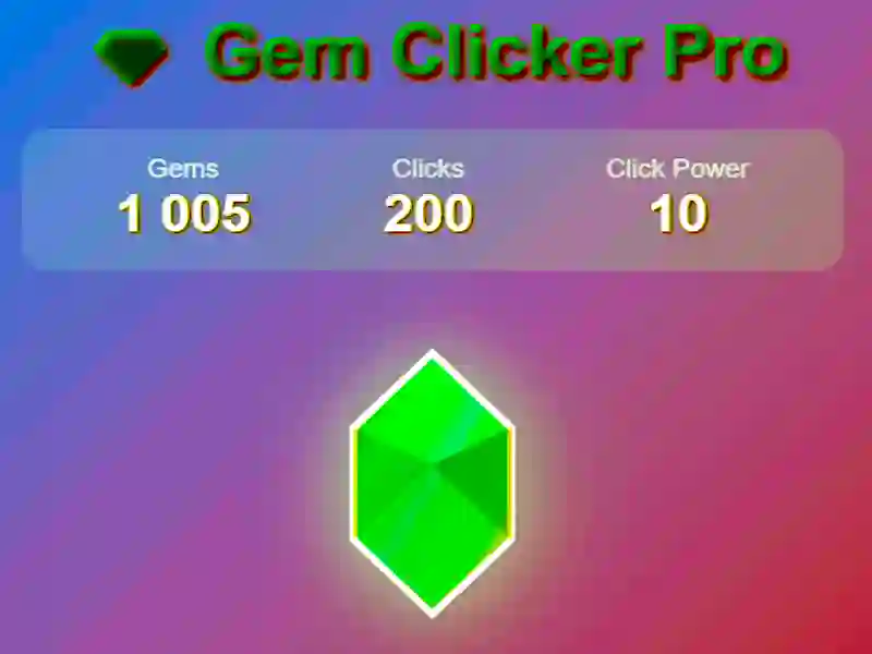 Trò chơi Gem clicker pro trực tuyến Trò chơi Gem clicker pro trực tuyến