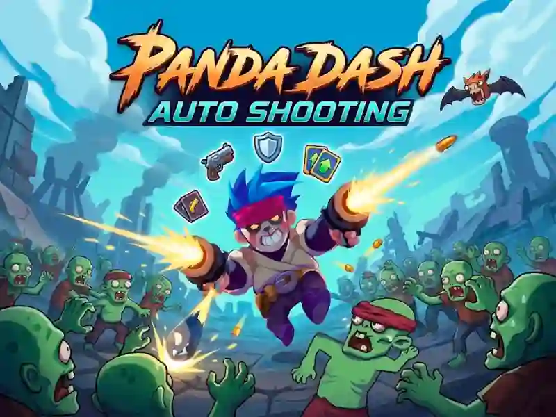 Trò chơi Panda Dash Auto Shooting trực tuyến
