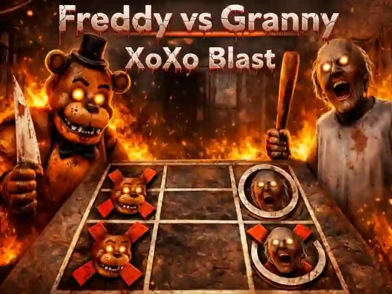 Trò chơi Freddy đấu với bà già XoXo Blast trực tuyến