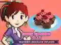 Trò chơi Lớp nấu ăn của Sara: Bánh cupcake sô cô la mâm xôi trực tuyến