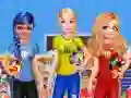 Trò chơi Công Chúa BFF Bỏ Phiếu Cho Tứ Kết FIFA 2018 trực tuyến