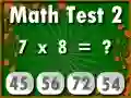 Trò chơi Bài kiểm tra Toán 2 trực tuyến