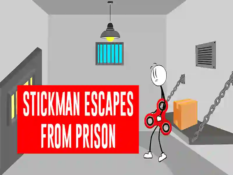 Trò chơi Stickman trốn thoát khỏi nhà tù trực tuyến