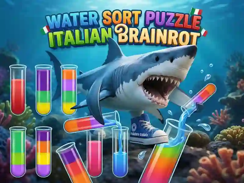 Trò chơi Water Sort Puzzle Italian Brainrot trực tuyến