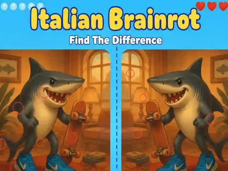 Trò chơi Brainrot Ý: Tìm sự khác biệt trực tuyến Trò chơi Brainrot Ý: Tìm sự khác biệt trực tuyến