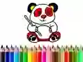 Trò chơi Trở lại trường: Tô màu gấu trúc trực tuyến Trò chơi Trở lại trường: Tô màu gấu trúc trực tuyến