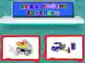 Trò chơi Tô màu Xe tải Lego trực tuyến
