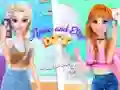 Trò chơi Annie và Eliza DIY Thêu Váy trực tuyến