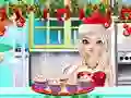 Trò chơi Chị Em Công Chúa Làm Bánh Cupcake Giáng Sinh trực tuyến