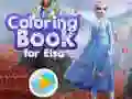 Trò chơi Sách tô màu cho Elsa trực tuyến Trò chơi Sách tô màu cho Elsa trực tuyến