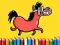 Trò chơi Quay trở lại trường: Sách tô màu ngựa Pony trực tuyến Trò chơi Quay trở lại trường: Sách tô màu ngựa Pony trực tuyến