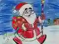 Trò chơi Tô màu Ông Già Noel trực tuyến Trò chơi Tô màu Ông Già Noel trực tuyến