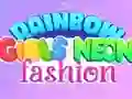 Trò chơi Thời Trang Neon Của Các Cô Gái Cầu Vồng trực tuyến