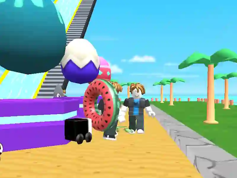 Trò chơi Obby: Leo và trượt trực tuyến