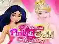 Trò chơi Lễ cưới của Công chúa Hồng và Vàng trực tuyến Trò chơi Lễ cưới của Công chúa Hồng và Vàng trực tuyến