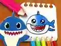 Trò chơi Sách tô màu Baby Shark trực tuyến