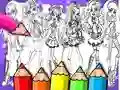 Trò chơi Sách Tô Màu Monster High trực tuyến