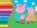 Trò chơi Sách tô màu cho Peppa Pig trực tuyến Trò chơi Sách tô màu cho Peppa Pig trực tuyến