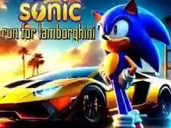 Trò chơi Sonic Chạy vì Lamborghini trực tuyến