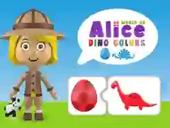 Trò chơi Thế Giới Màu Sắc Khủng Long Của Alice trực tuyến
