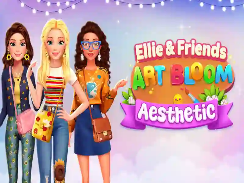 Trò chơi Ellie và bạn bè nghệ thuật nở hoa thẩm mỹ trực tuyến