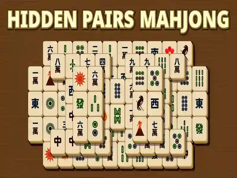 Trò chơi Cặp ẩn Mahjong trực tuyến