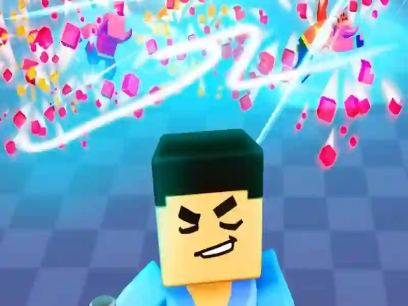 Trò chơi Gladiator khối 3D: rút thanh kiếm trực tuyến