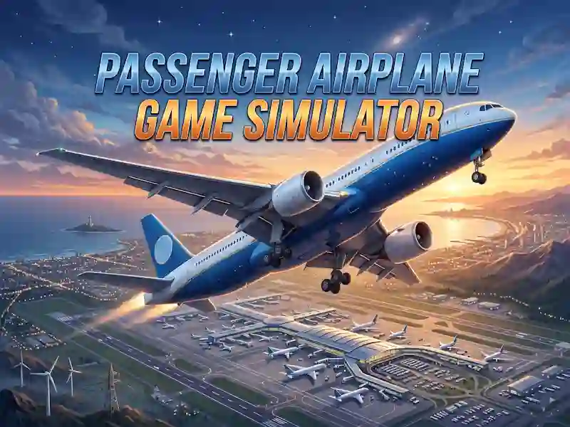 Trò chơi Passenger Airplane Game Simulator trực tuyến