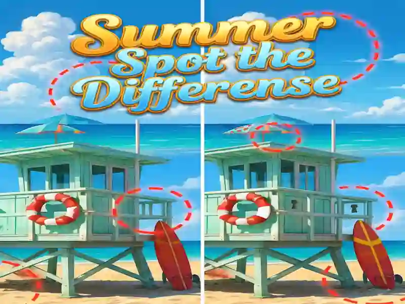 Trò chơi Summer Spot the Differense trực tuyến
