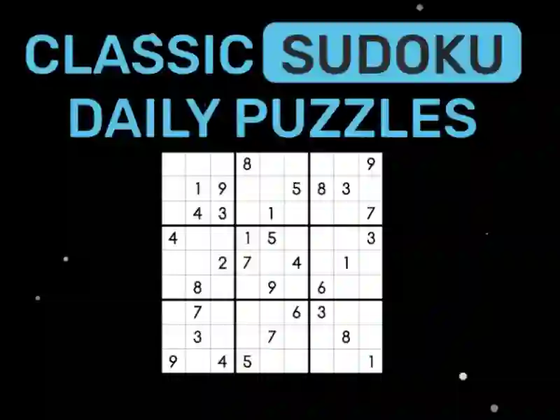 Trò chơi Câu đố hàng ngày Sudoku cổ điển trực tuyến